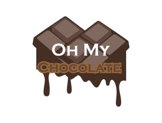 Oh My Chocolate logo design by mckris