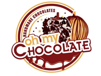 Oh My Chocolate logo design by shere
