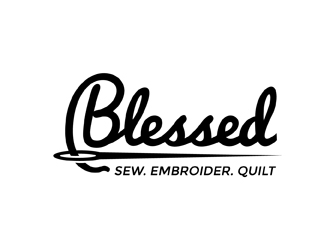 Blessed logo design by neonlamp