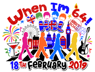 When Im 64! Hel 18th February 2019 logo design by ingepro