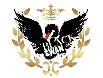 Black swan/ Black Swan Tattoo Studio logo design by Aelius