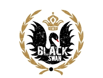 Black swan/ Black Swan Tattoo Studio logo design by Mailla