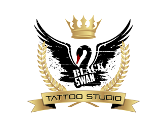 Black swan/ Black Swan Tattoo Studio logo design by Kruger