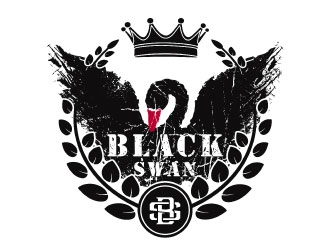 Black swan/ Black Swan Tattoo Studio logo design by DesignPal