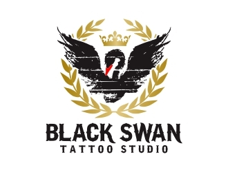 Black swan/ Black Swan Tattoo Studio logo design by mercutanpasuar