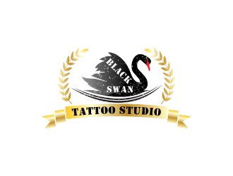 Black swan/ Black Swan Tattoo Studio logo design by nona