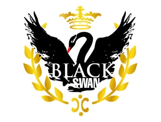 Black swan/ Black Swan Tattoo Studio logo design by Sorjen