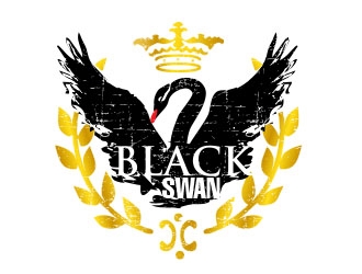 Black swan/ Black Swan Tattoo Studio logo design by Sorjen