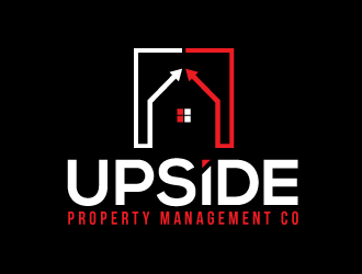 Upside Property Management Co. logo design by scriotx