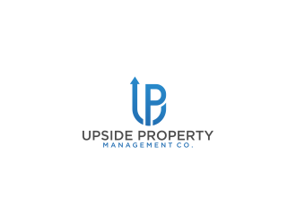 Upside Property Management Co. logo design by Nafaz