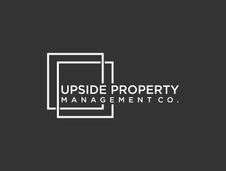 Upside Property Management Co. logo design by L E V A R