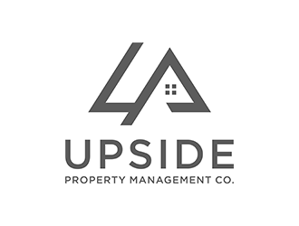 Upside Property Management Co. logo design by checx