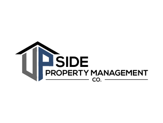 Upside Property Management Co. logo design by ingepro