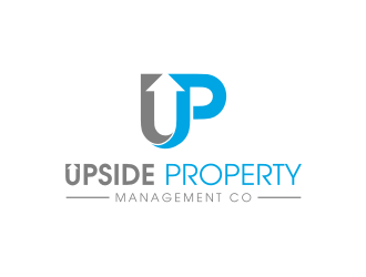 Upside Property Management Co. logo design by Landung