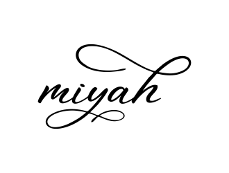 Miyah logo design by rezadesign