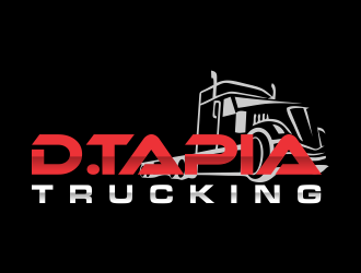 D.Tapia Trucking  logo design by oke2angconcept