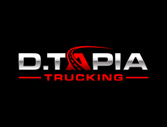 D.Tapia Trucking  logo design by hidro