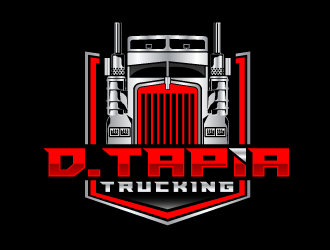 D.Tapia Trucking  logo design by scriotx