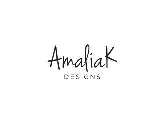 AmaliaK Designs logo design by dewipadi