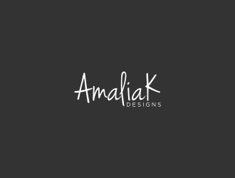 AmaliaK Designs logo design by L E V A R