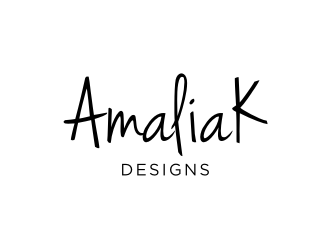 AmaliaK Designs logo design by asyqh