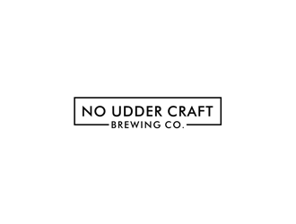 No Udder Craft Brewing Co. logo design by johana