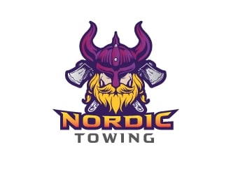 Nordic Towing logo design by emberdezign