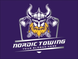 Nordic Towing logo design by emberdezign