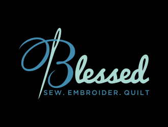 Blessed logo design by oke2angconcept