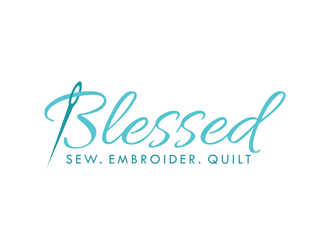 Blessed logo design by logolady