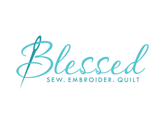 Blessed logo design by logolady