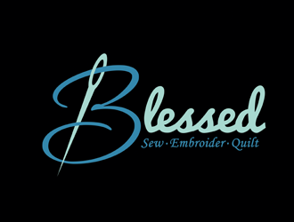 Blessed logo design by logolady