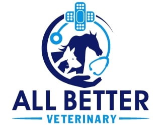 All Better Veterinary  logo design by PMG