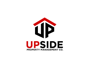 Upside Property Management Co. logo design by booma