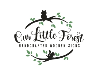 Our Little Forest logo design by Eliben