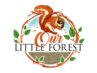 Our Little Forest logo design by DreamLogoDesign