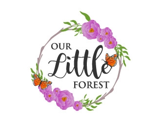 Our Little Forest logo design by daywalker