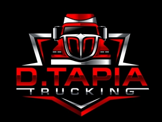 D.Tapia Trucking  logo design by DreamLogoDesign