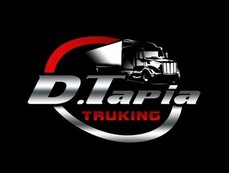 D.Tapia Trucking  logo design by bougalla005