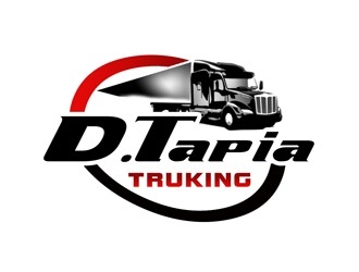 D.Tapia Trucking  logo design by bougalla005