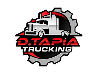D.Tapia Trucking  logo design by mikael