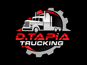 D.Tapia Trucking  logo design by mikael