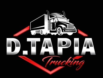 D.Tapia Trucking  logo design by PMG