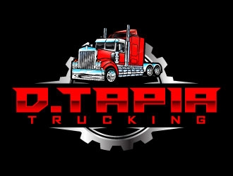 D.Tapia Trucking  logo design by daywalker