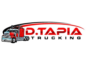 D.Tapia Trucking  logo design by daywalker