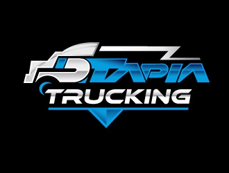 D.Tapia Trucking  logo design by vanmar