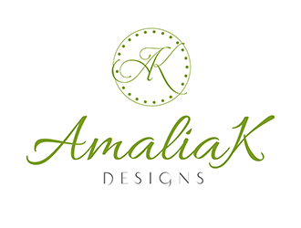 AmaliaK Designs logo design by 3Dlogos