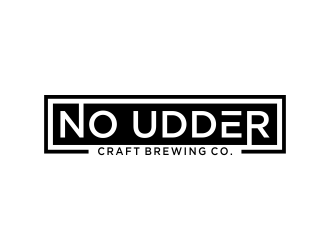 No Udder Craft Brewing Co. logo design by oke2angconcept