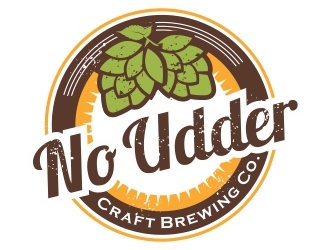 No Udder Craft Brewing Co. logo design by ruki