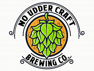 No Udder Craft Brewing Co. logo design by Optimus